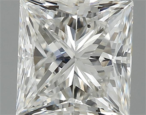 Picture of 2.03 Carats, Princess Diamond with  Cut, D Color, VS2 Clarity and Certified by EGL