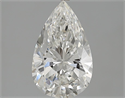 2.01 quilates, De pera Diamante , Color G, claridad VVS2 y certificado por GIA