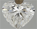2.01 Carats, Heart Diamond with  Cut, G Color, VS1 Clarity and Certified by GIA