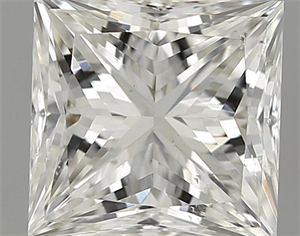 Picture of 1.50 Carats, Princess Diamond with  Cut, J Color, SI1 Clarity and Certified by GIA