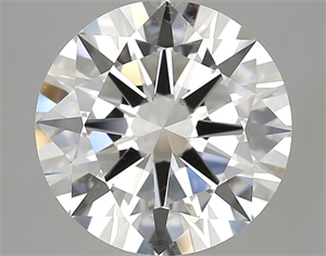 Picture of 5.10 Carats, Round Diamond with Excellent Cut, G Color, SI1 Clarity and Certified by GIA