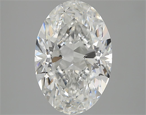 Picture of 4.01 Carats, Oval Diamond with  Cut, F Color, VS2 Clarity and Certified by GIA