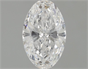 1.20 Carats, Oval Diamond with  Cut, D Color, SI2 Clarity and Certified by GIA