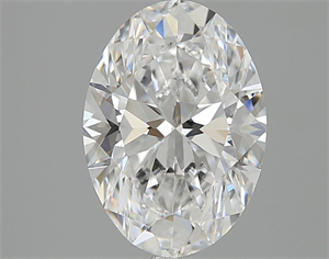Picture of 3.01 Carats, Oval Diamond with  Cut, E Color, VS2 Clarity and Certified by GIA