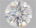 Lab Created Diamond 1.55 Carats, Round with Ideal Cut, F Color, VVS2 Clarity and Certified by IGI
