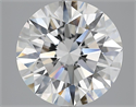 5.45 Carats, Round Diamond with Excellent Cut, D Color, VS1 Clarity and Certified by GIA