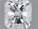 0.54 Carats, Radiant Diamond with  Cut, D Color, VS1 Clarity and Certified by GIA