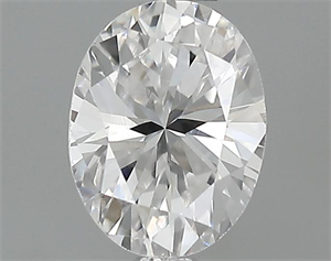 Picture of 0.43 Carats, Oval Diamond with  Cut, D Color, VVS2 Clarity and Certified by GIA