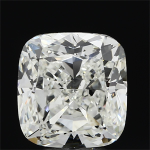 Picture of 5.47 Carats, Cushion Diamond with  Cut, I Color, VS2 Clarity and Certified by HRD