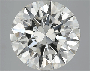 Picture of 10.02 Carats, Round Diamond with Excellent Cut, J Color, VS2 Clarity and Certified by GIA