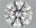 3.15 Carats, Round Diamond with Excellent Cut, J Color, VS1 Clarity and Certified by GIA
