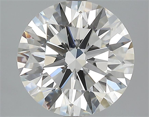 Picture of 3.15 Carats, Round Diamond with Excellent Cut, J Color, VS1 Clarity and Certified by GIA