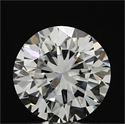 1.04 Carats, Round Diamond with Excellent Cut, F Color, VS1 Clarity and Certified by EGL