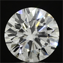 1.26 Carats, Round Diamond with Excellent Cut, H Color, VS1 Clarity and Certified by EGL