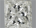 1.04 Carats, Princess Diamond with  Cut, H Color, VVS2 Clarity and Certified by EGL