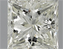 1.08 Carats, Princess Diamond with  Cut, I Color, VS2 Clarity and Certified by EGL