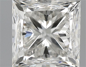 Picture of 1.03 Carats, Princess Diamond with  Cut, F Color, SI1 Clarity and Certified by EGL