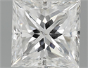 1.07 Carats, Princess Diamond with  Cut, E Color, SI1 Clarity and Certified by EGL