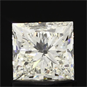 1.04 Carats, Princess Diamond with  Cut, I Color, VS1 Clarity and Certified by EGL