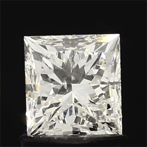Picture of 1.00 Carats, Princess Diamond with  Cut, I Color, SI1 Clarity and Certified by EGL