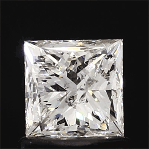 Picture of 1.00 Carats, Princess Diamond with  Cut, E Color, SI2 Clarity and Certified by EGL