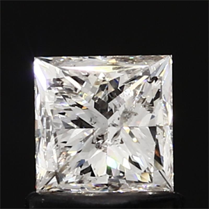 Picture of 1.00 Carats, Princess Diamond with  Cut, E Color, SI2 Clarity and Certified by EGL
