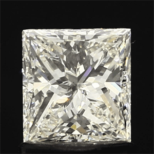 Picture of 1.03 Carats, Princess Diamond with  Cut, I Color, SI1 Clarity and Certified by EGL