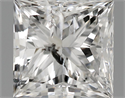 1.00 Carats, Princess Diamond with  Cut, D Color, SI2 Clarity and Certified by EGL