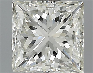 Picture of 1.26 Carats, Princess Diamond with  Cut, H Color, VS1 Clarity and Certified by EGL