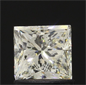 1.22 Carats, Princess Diamond with  Cut, I Color, SI1 Clarity and Certified by EGL
