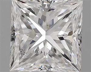 Picture of 1.51 Carats, Princess Diamond with  Cut, D Color, VS1 Clarity and Certified by EGL