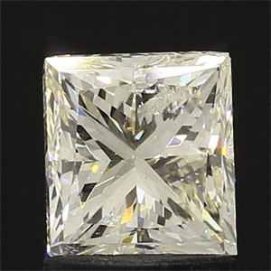 Picture of 1.71 Carats, Princess Diamond with  Cut, I Color, SI2 Clarity and Certified by EGL