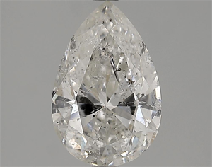 Picture of 2.00 Carats, Pear Diamond with  Cut, E Color, SI2 Clarity and Certified by EGL