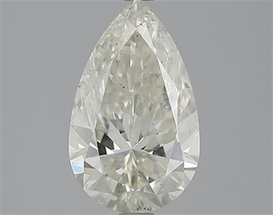Picture of 2.01 Carats, Pear Diamond with  Cut, H Color, VS2 Clarity and Certified by EGL