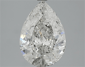 Picture of 2.54 Carats, Pear Diamond with  Cut, E Color, SI2 Clarity and Certified by EGL