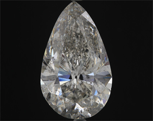 Picture of 6.60 Carats, Pear Diamond with  Cut, E Color, SI2 Clarity and Certified by EGL