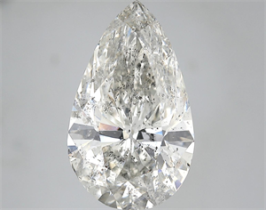 Picture of 6.60 Carats, Pear Diamond with  Cut, E Color, SI2 Clarity and Certified by EGL