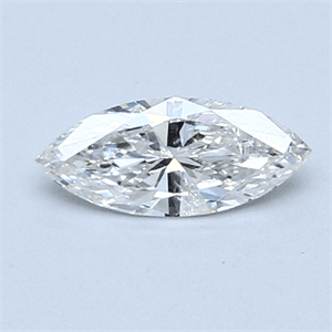 0.43 Carats, Marquise Diamond with  Cut, D Color, SI2 Clarity and Certified by EGL