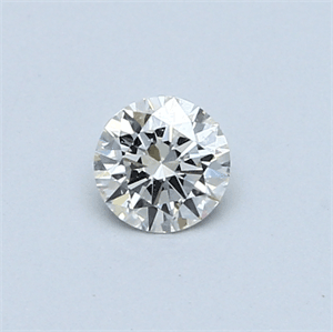 Picture of 0.31 Carats, Round Diamond with Excellent Cut, H Color, VVS2 Clarity and Certified by EGL