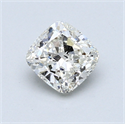 0.76 quilates, Del cojín Diamante , Color F, claridad VVS1 y certificado por EGL