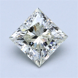 Picture of 1.31 Carats, Princess Diamond with  Cut, I Color, SI2 Clarity and Certified by EGL