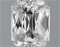 0.55 Carats, Radiant Diamond with  Cut, E Color, VS2 Clarity and Certified by EGL