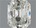 0.62 Carats, Radiant Diamond with  Cut, F Color, VS2 Clarity and Certified by EGL
