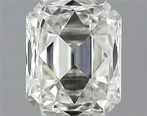 Picture of 0.53 Carats, Radiant Diamond with  Cut, F Color, VS1 Clarity and Certified by EGL