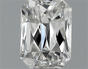 Picture of 0.72 Carats, Radiant Diamond with  Cut, D Color, SI1 Clarity and Certified by EGL