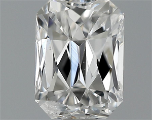 Picture of 0.72 Carats, Radiant Diamond with  Cut, D Color, SI1 Clarity and Certified by EGL