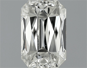 Picture of 0.70 Carats, Radiant Diamond with  Cut, F Color, VS2 Clarity and Certified by EGL