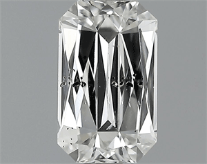 Picture of 0.79 Carats, Radiant Diamond with  Cut, E Color, SI1 Clarity and Certified by EGL