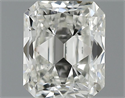 0.72 Carats, Radiant Diamond with  Cut, F Color, VS2 Clarity and Certified by EGL
