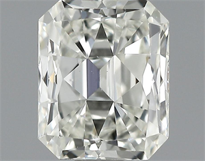 Picture of 0.72 Carats, Radiant Diamond with  Cut, F Color, VS1 Clarity and Certified by EGL